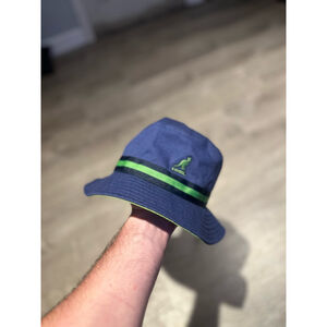 Unisex Kangol Bucket Hat Size L Blue